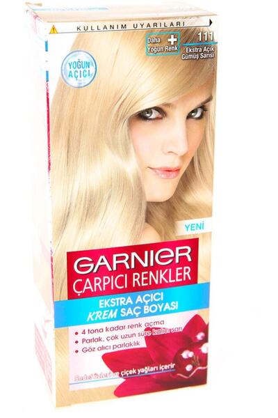 Garnier Marka: Color Naturals Saç Boyası Çarpıcı Renkler No:111 Eksta Açık Gümüş Kategori: Saç Boya