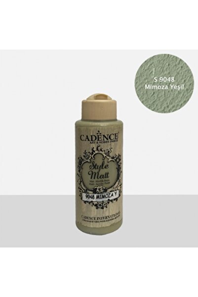 Cadence Style Mat Akrilik Boya S-9048 Mimoza Yeşili 120ml