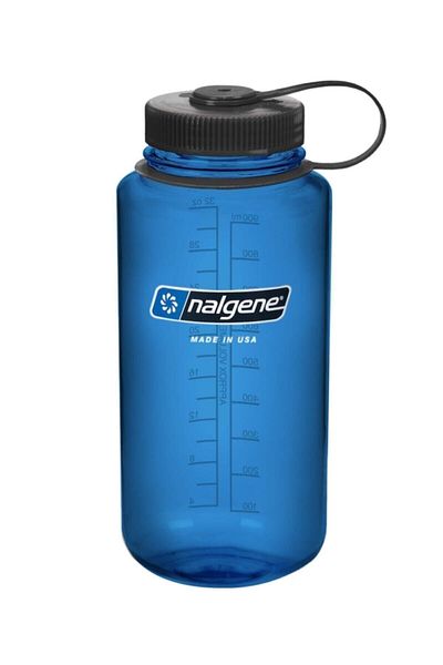 NALGENE 32oz Wm Blue / Black Cap Tritan Water Bottle