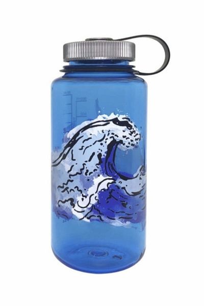 NALGENE 32oz Wm Slate / Water Limited Edition Tritan Water Bottle