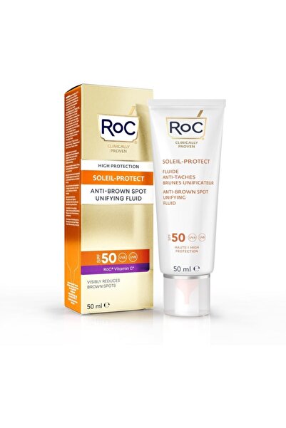 Roc Güneş Yüz Kremi Kahve Leke Karşıtı Spf 50+ 50ml