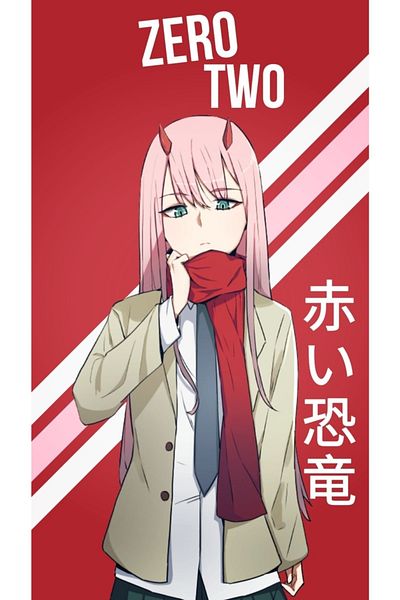 animeandyourworld Zero Two Anime Notebook - 1 Piece, Special Design, A4 Size, 21*29 Cm, Ring No Line Large Size