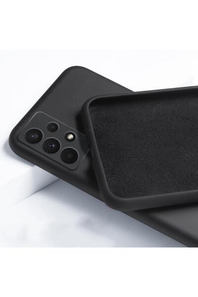 Miscase Samsung Galaxy A51 Lansman Likid Silikon Kamera Korumalı Kılıf Kırmızı