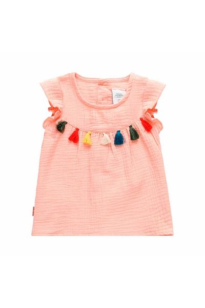 Boboli Baby Girl Cotton Blouse Pink