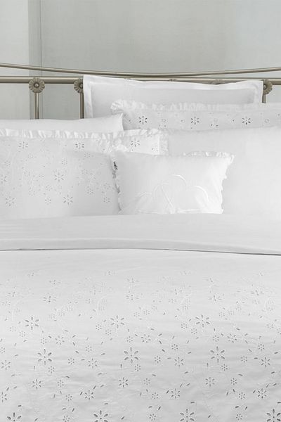 Sarev Veil Double Cotton Satin Duvet Cover Set V1