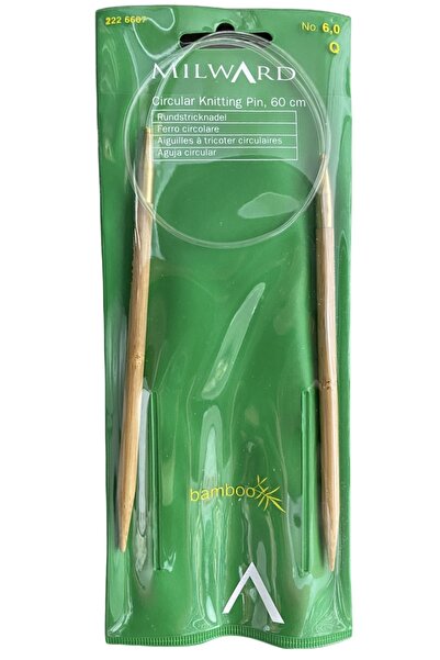 Milward Bamboo Misinalı Şiş 60 Cm No: 6 Made In Germany