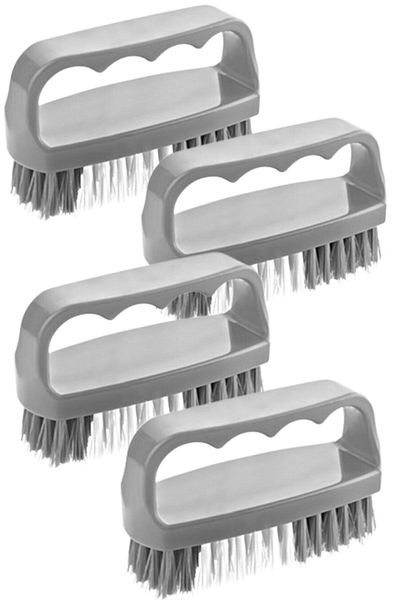 Buffer ® Plastic Practical Nail and Clothing Collar Cleaning Brush with 4 Handles - Tp-113
