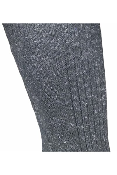 marufshop 6 Adet Erkek Büyük Numara Ayağı Sıkmayan Özel Lastikli Lambswool ( Koyun Yünü ) Termal Çorap