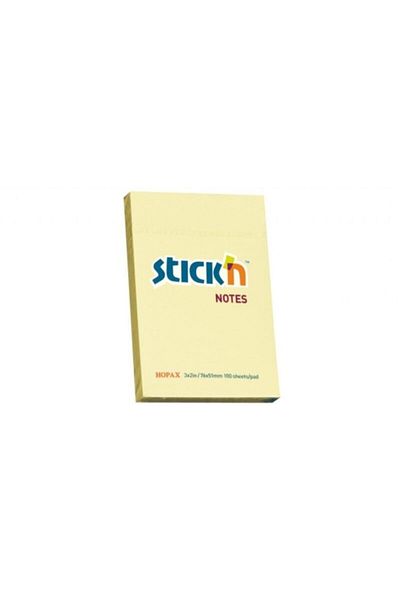 Gıpta Stickn ( 76*51 ) Pastel Yellow 100 Sheets