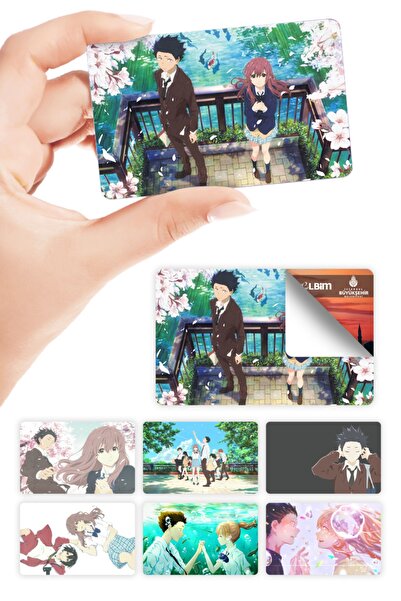 ZipZap Autocolant anime cu capac pentru cărți Koe No Katachi 7 bucăți