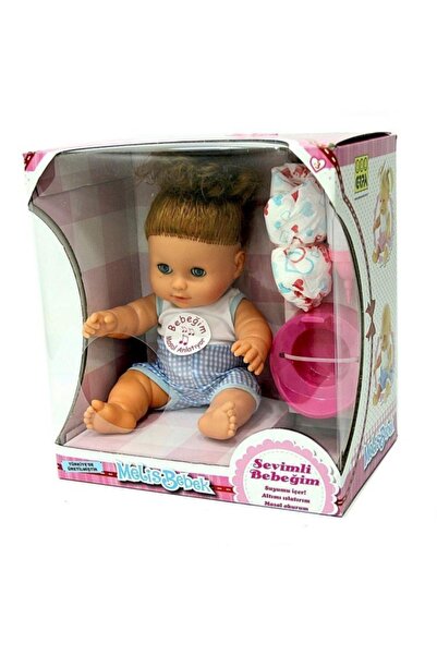 Genel Markalar Türkçe Konuşan Altını Islatan Biberonlu Bezli Melis Oyuncak Et...