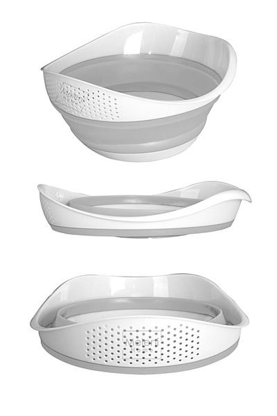 Bee Home Luxury Folding Rice Strainer - Accordion Foldable Strainer