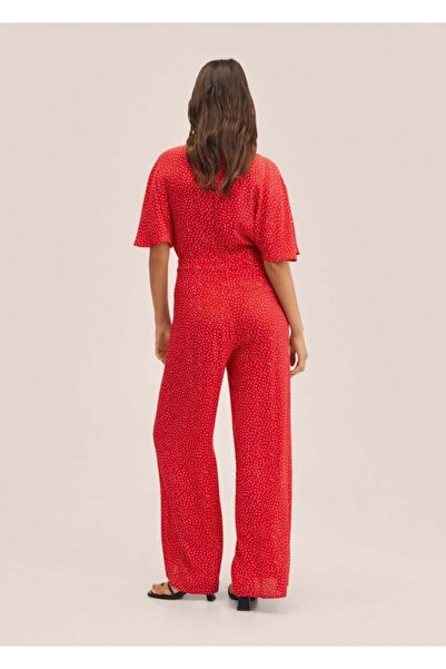 MANGO Woman Cut-out Detaylı Tulum