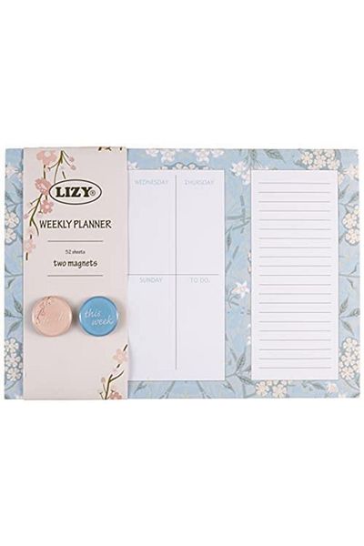 Liz Marca: Weekly Desk Calendar 52yp Magnet Categoria: Caiete