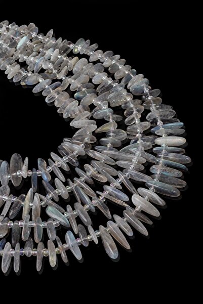 Dünya Doğal Taş Labradorit Stone Detaliat String de dinți