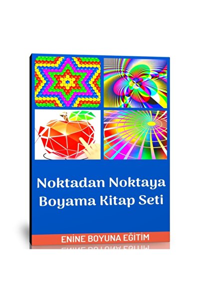 Enine Boyuna Eğitim Point-To-Point Coloring Books for Children (2 Books)