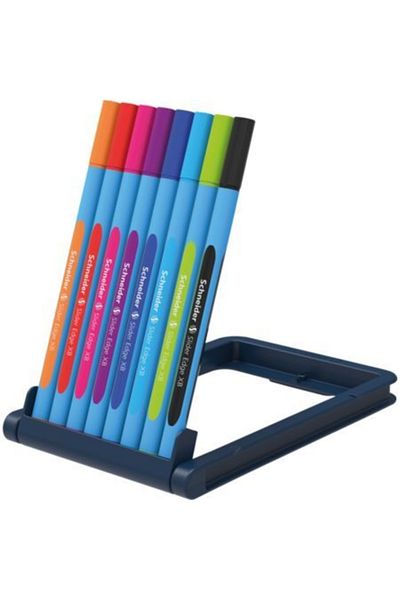 SCHNEIDER Slider Edge Xb Ballpoint Pen Neon Colors Set of 8