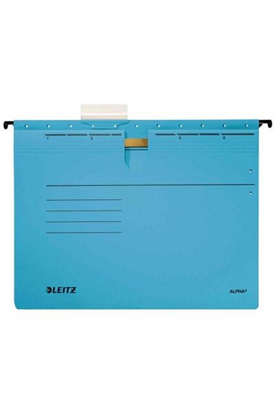 Leitz A4 Hanging File Wire Alpha Cardboard Blue19840035 (25 Pieces Pack)