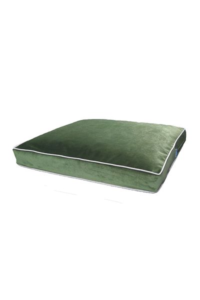 viscopet Luxury Visco Filled Double Sided and Zippered Washable Cat Dog Bed Xl 100x70x10cm - mustard