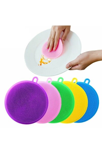 Skygo 2 штуки силіконових нестираних зубчастих кухонних щіток для миття посуду