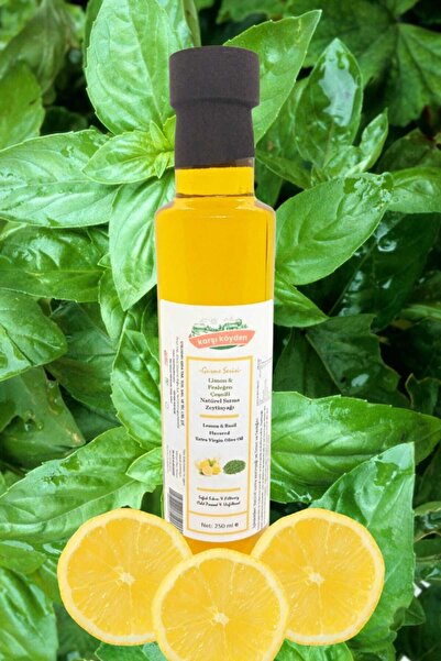 Karşı Köyden Gurme Serisi Limon & Fesleğen Çeşnili Natürel Sızma Zeytinyağı -...