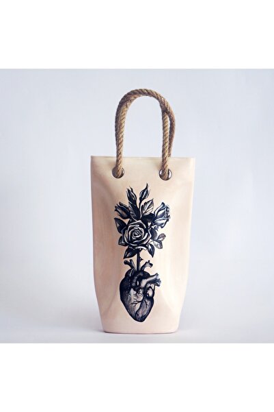 TIMARHANE TASARIM ATÖLYESİ Seramik Ipli Vazo