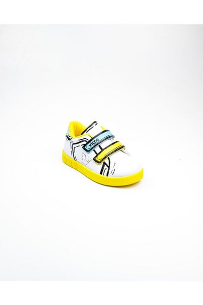Vicco 313,p22y,153 Children's Lighted Sneakers White-yellow