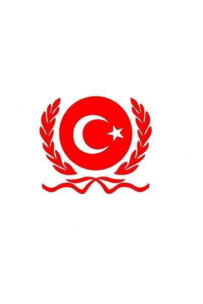 BsElektronik ملصق شعار النبالة التركي - ملصق العلم Türkiye Moon Star