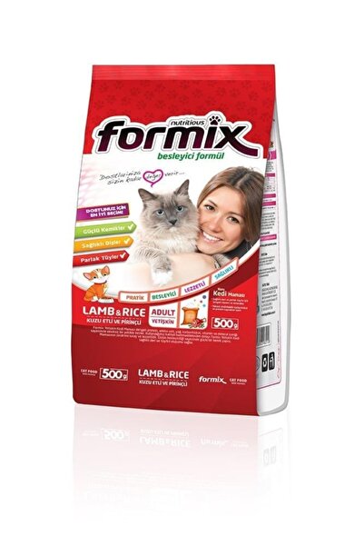 FORMİNA Formix Kuzulu Yetişkin Kedi Maması 500 Gr