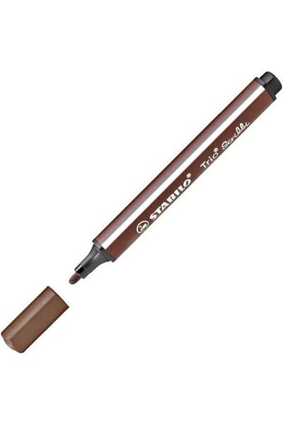 Stabilo Trio Scribbi Felted Pen Brown 368-945 /