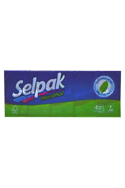Selpak Menthol Wipes 10 Pack