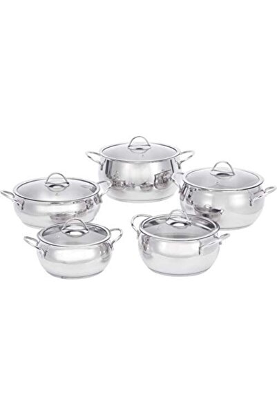 Kahramanlar Elit Çelik Tencere Seti 10 Parça