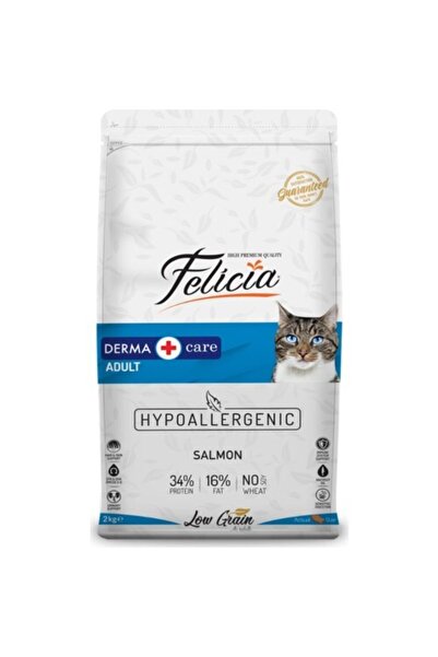 Felicia Az Tahıllı Hypoallergenic Somonlu Yetişkin Kedi Maması 2kg