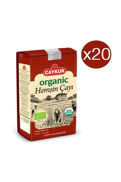 Çaykur شاي هيمشين عضوي 400 جرام × 20 علبة كرتون) صندوق