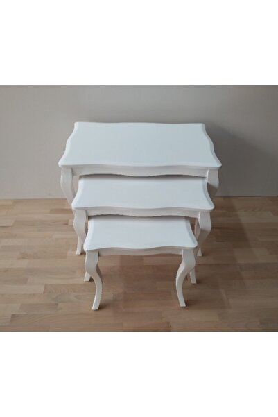 mms mobilya Lükens Ayaklı 3 Lü Zigon Sehba