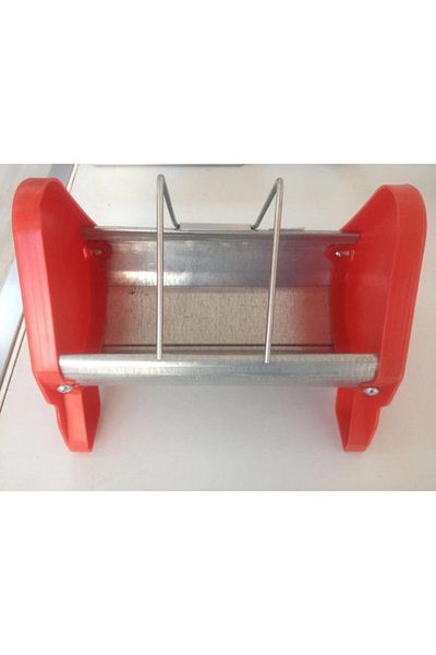 A.C.E.K PLASTİK وعاء تغذية حمامة 15 سم (معدن-بلاستيك)