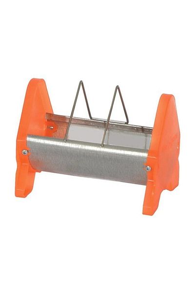 A.C.E.K PLASTİK وعاء تغذية حمامة 15 سم (معدن-بلاستيك)