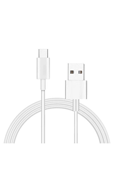 Xiaomi Type C Şarj Ve Data Kablosu 1 Metre 3.0a Beyaz Usb Şarj Kablosu