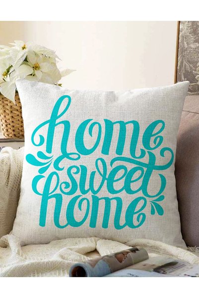 Realhomes Tirkizna kuća, slatka kuća, digitalno štampana dvostrana rašel plet...