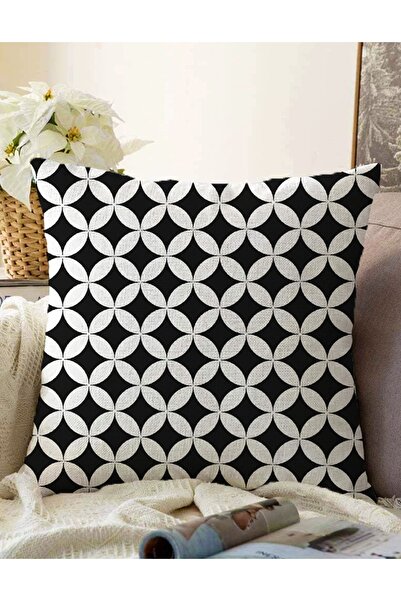 Realhomes Çift Taraflı Düz Açık Pembe Renkli Dijital Baskılı Raşel Örme Yastı...