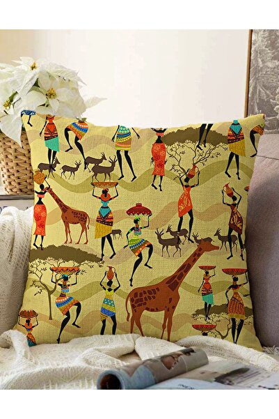 Realhomes Double Sided Ethnic African Pattern Special Design Raschel Knitted ...