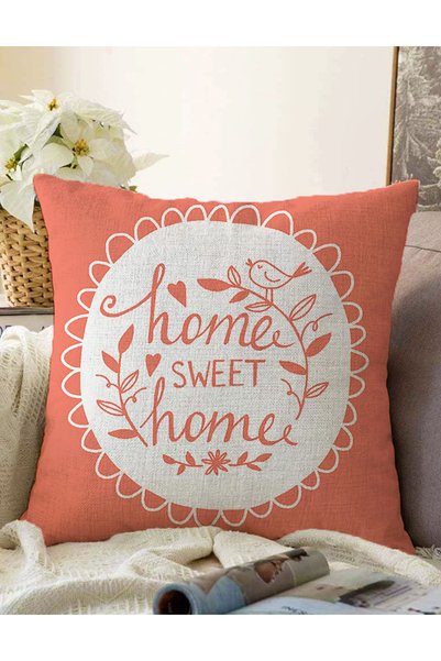 Realhomes Home Sweet Home Dvostrano digitalno štampana dekorativna rašel plet...