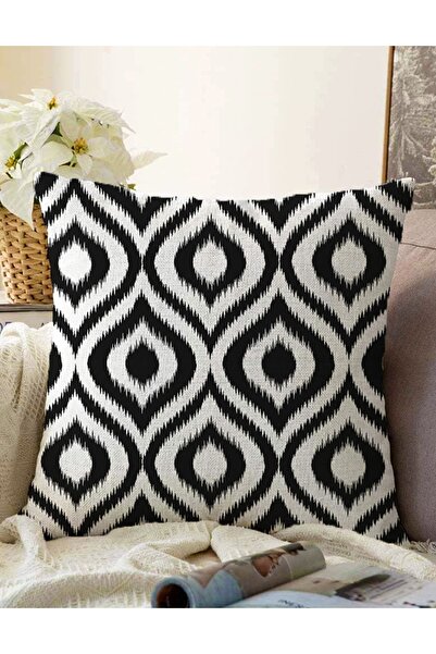 Realhomes Husă de pernă tricotată Raschel, cu design special, cu două fețe, c...