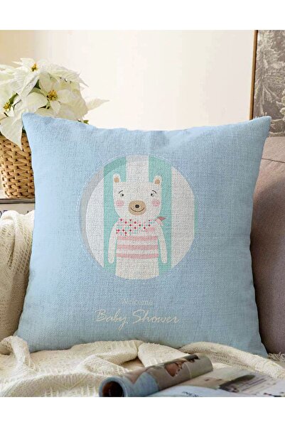 Realhomes Dvostrana navlaka za jastuk sa temom dobrodošlice na baby showeru, ...