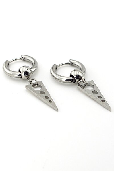 Solfera Punk Design Dangle Stainless Steel Earrings - E812