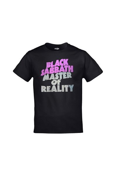 Orijin Tekstil Μπλουζάκι Unisex Μαύρο Black Sabbath Master Of Reality Printed
