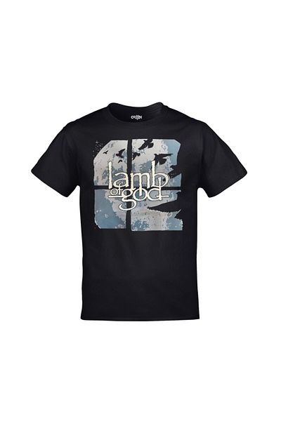 Orijin Tekstil Unisex Black Lamb Of God The Duke Printed T-shirt