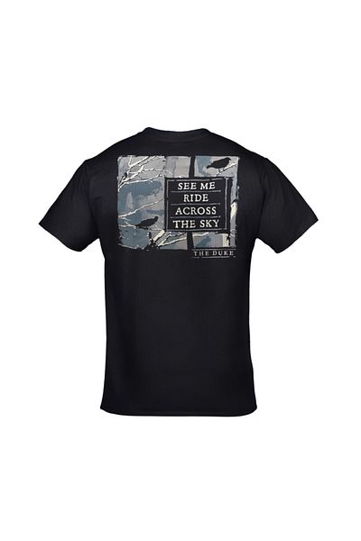 Orijin Tekstil Unisex Black Lamb Of God The Duke Printed T-shirt