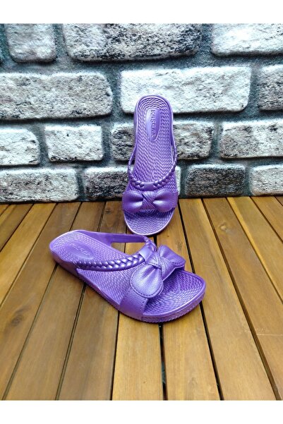 KAŞGAR Papuci de damă violet cu talpă anatomică