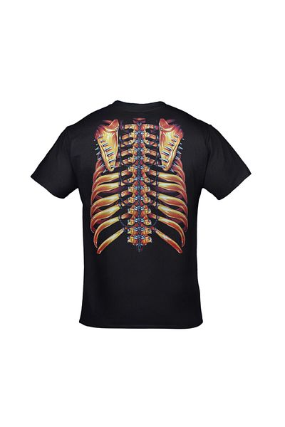 Orijin Tekstil Unisex tričko s černým potiskem lebky
